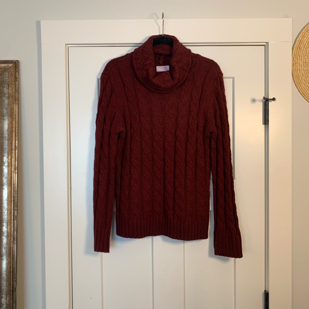 Pink Lily Women’s Sweater || Size: L || Maroon/Burgundy